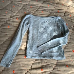 Free People boat neck long sleeve top, size S